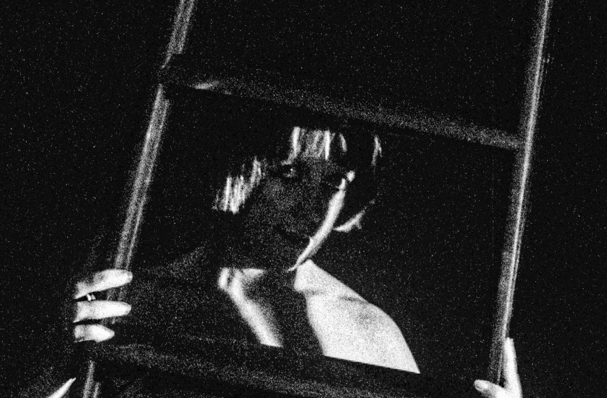 Kathleen and a Ladder in the Dark Space, 5-18-1988