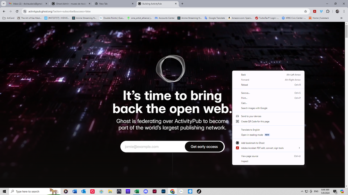 Activity Pub, suppose this site worked like Instagram...