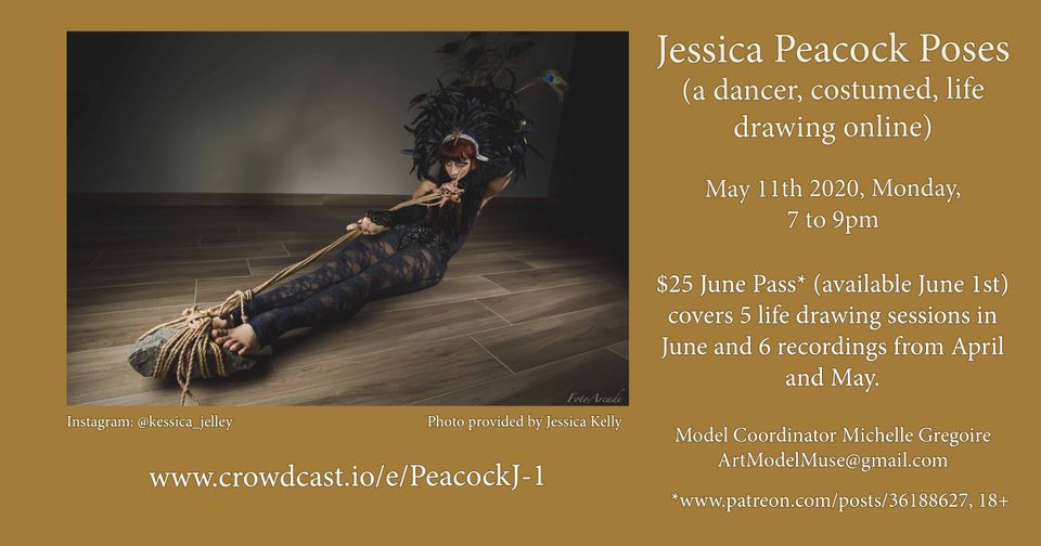 Jessica, Peacock Poses 05-11-2020